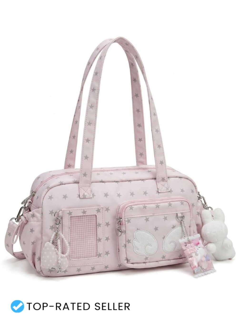 Kawaii Ita Bag Crossbody Tote Star Print Japanese Handbag